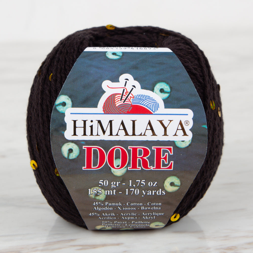 Himalaya Dore Pullu Siyah El Örgü İpl - 61423